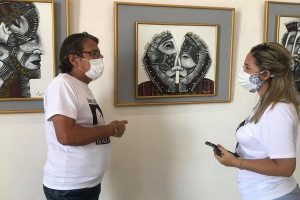 Expo personal de Oscar Lasseria es inaugurada en Camagüey