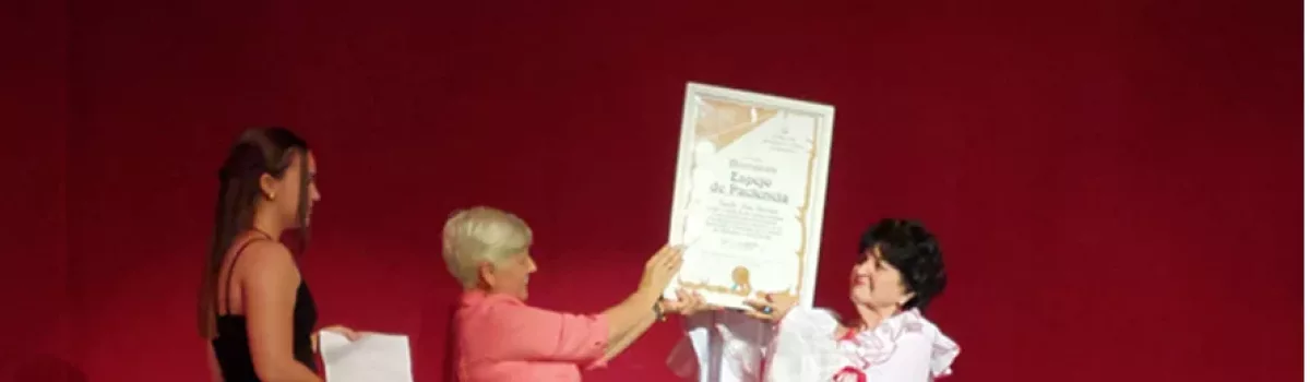 Distinguida Eneida Sosa durante gala de apertura del Guateque de la Llanura