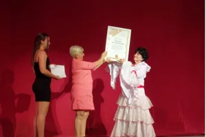 Distinguida Eneida Sosa durante gala de apertura del Guateque de la Llanura