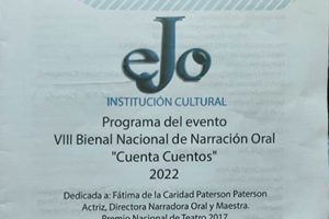 Bienal de narración oral Cuenta Cuentos 2022 para los camagüeyanos