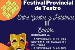 En Camagüey: Festival Provincial de Teatro Entre gestos y palabras