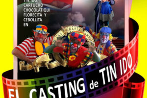 Payasos listos para El casting de Tin Ido