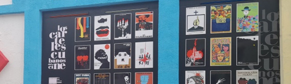 Inauguran mural interactivo sobre cine en Camagüey