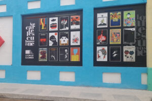 Inauguran mural interactivo sobre cine en Camagüey