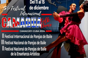 Camagüeyanos celebran Festival Internacional Camagua Folk Dance